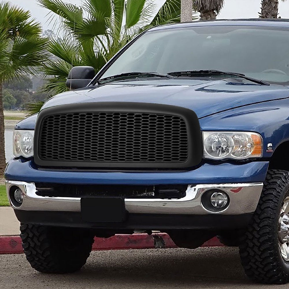 03-05 Ram 2500 Glossy Black Mesh w/LED  Front Grille