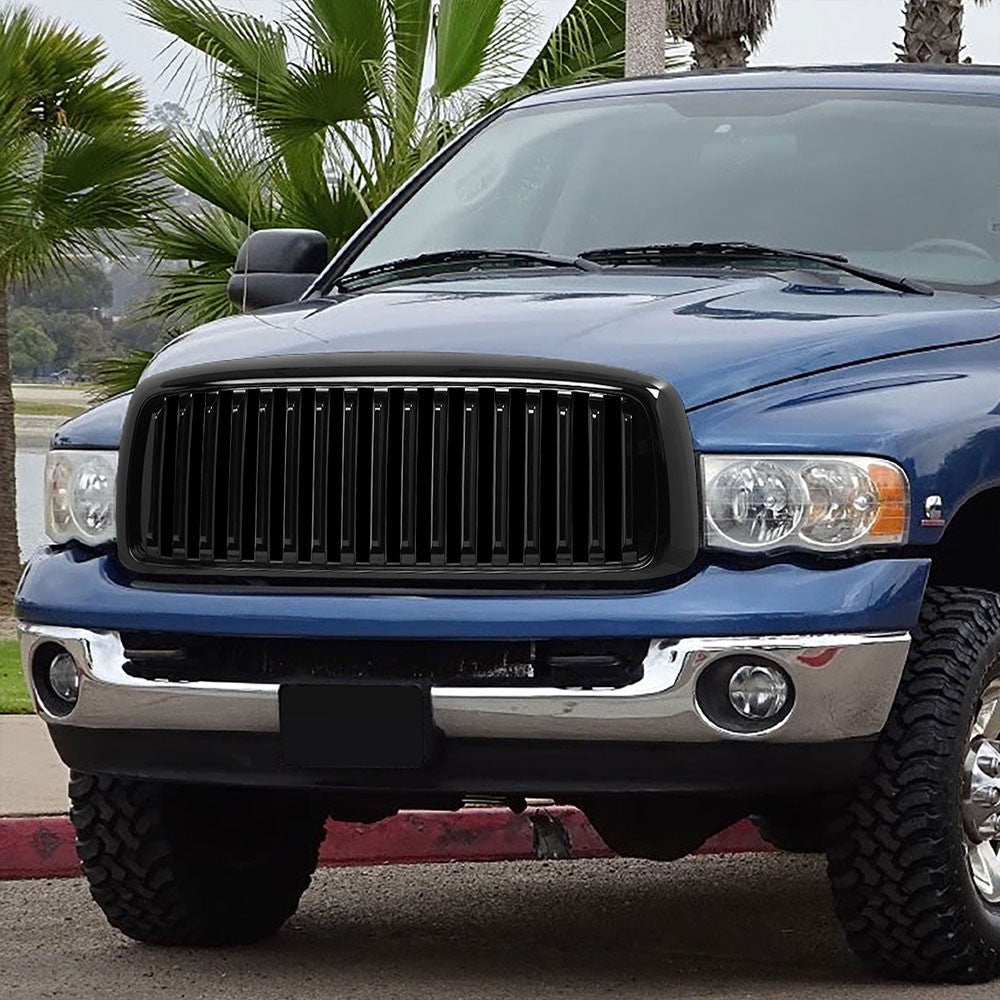 03-05 Ram 2500 Glossy Black Vertical w/LED  Front Grille