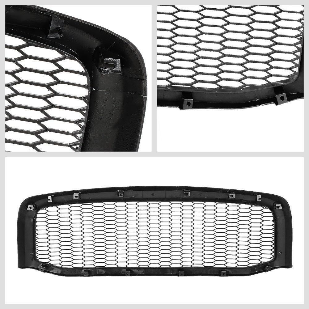06-09 Ram 3500 Glossy Black Mesh Style Front Grille