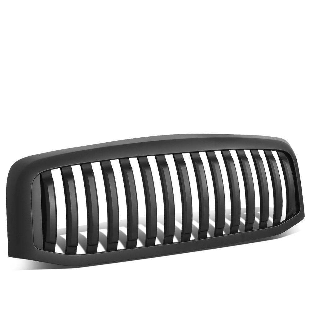 06-09 Ram 3500 Matte Black Vertical Style Front Grille
