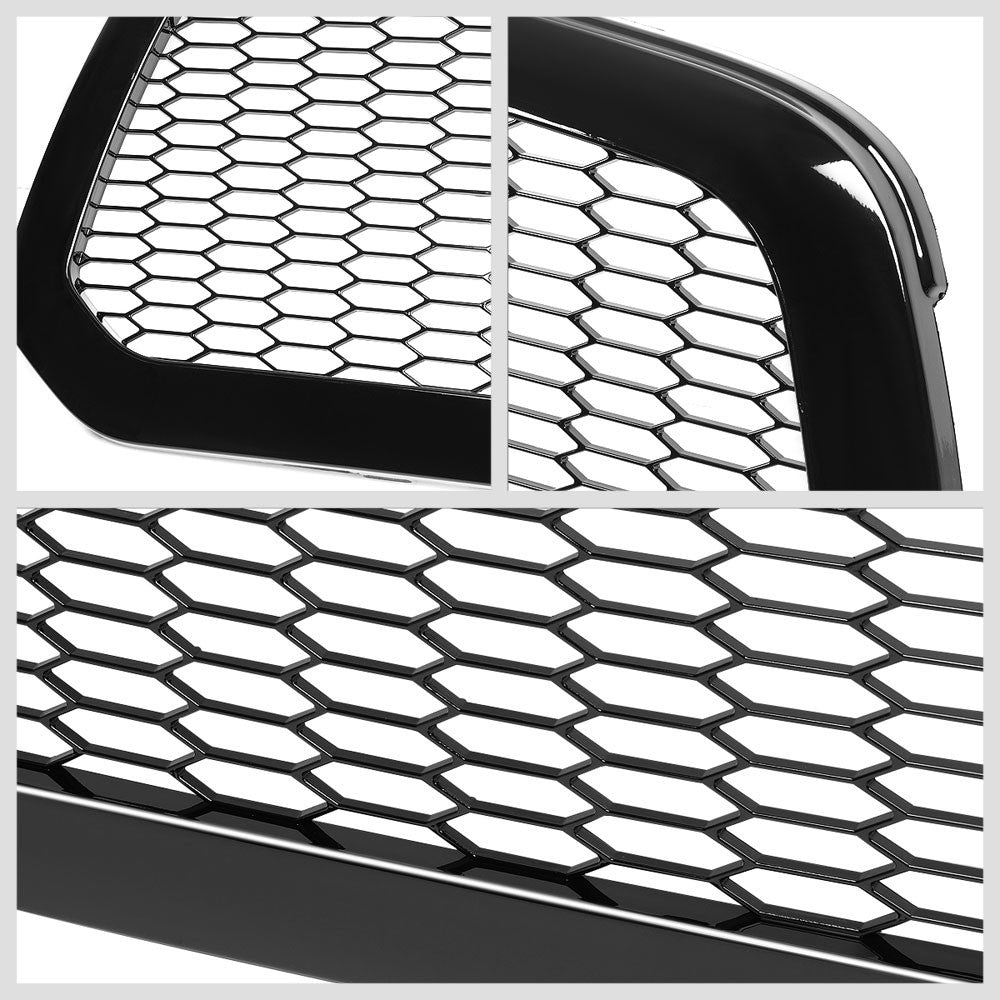 13-18 RAM 1500 Glossy Black Mesh Style Front Grille