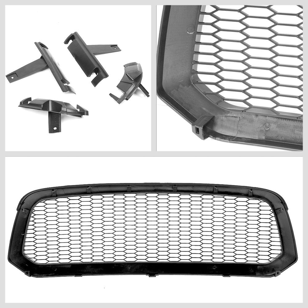 13-18 RAM 1500 Matte Black Vertical Style Front Grille