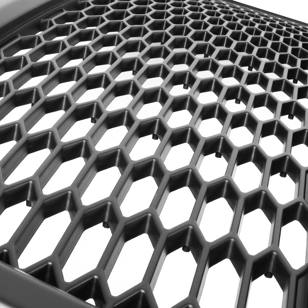 Black Matte Badgeless Vertical Slat Style Front Grille For 10-18 Ram 2500/3500