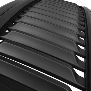 Black Matte Badgeless Vertical Slat Style Front Grille For 10-18 Ram 2500
