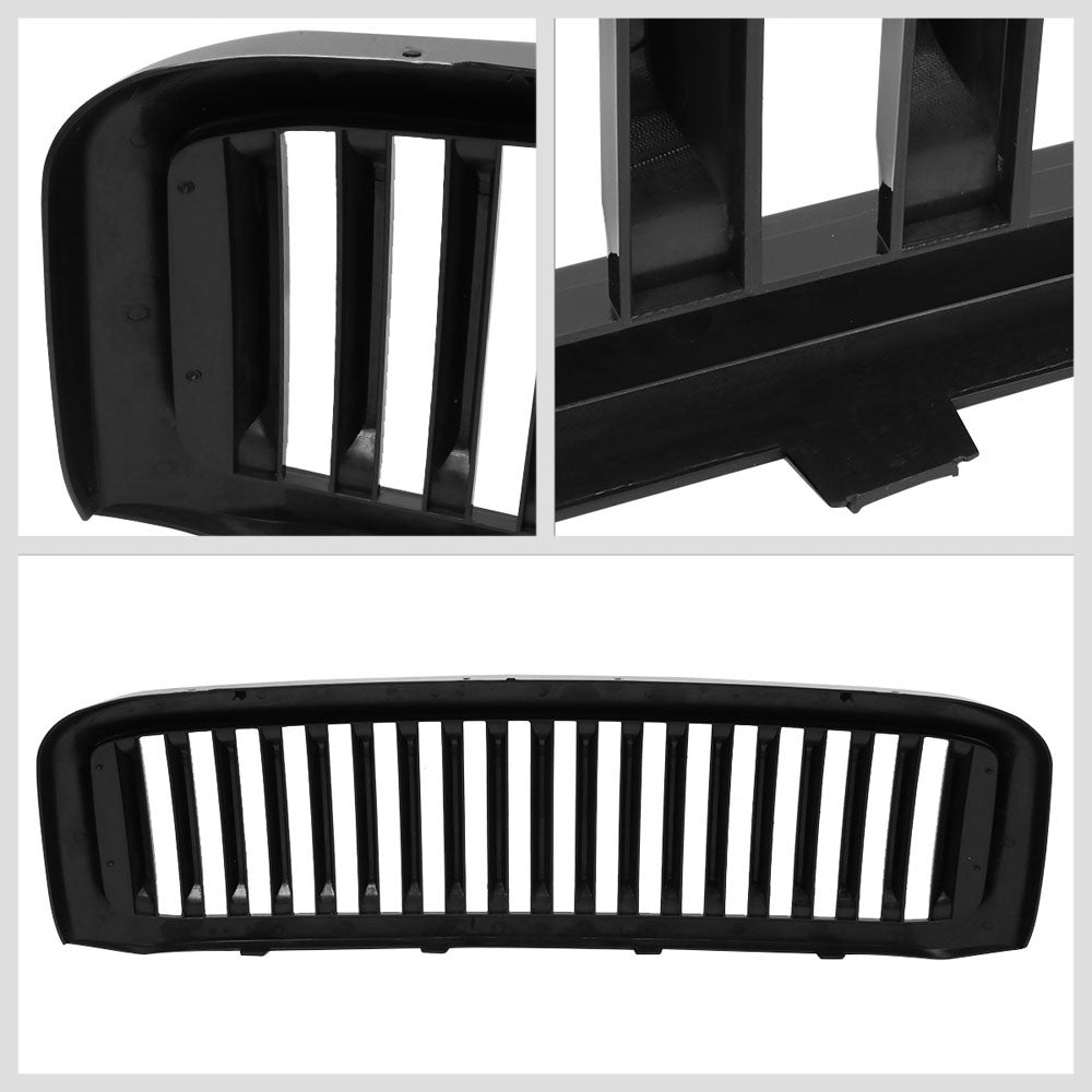 99-04 F-250 Super Duty Glossy Black Vertical Front Grille
