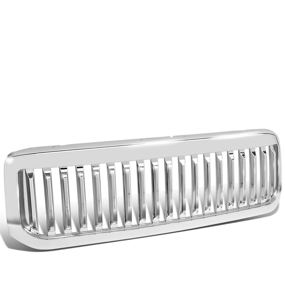 99-04 F-250 Super Duty Polished Chrome Vertical Front Grille
