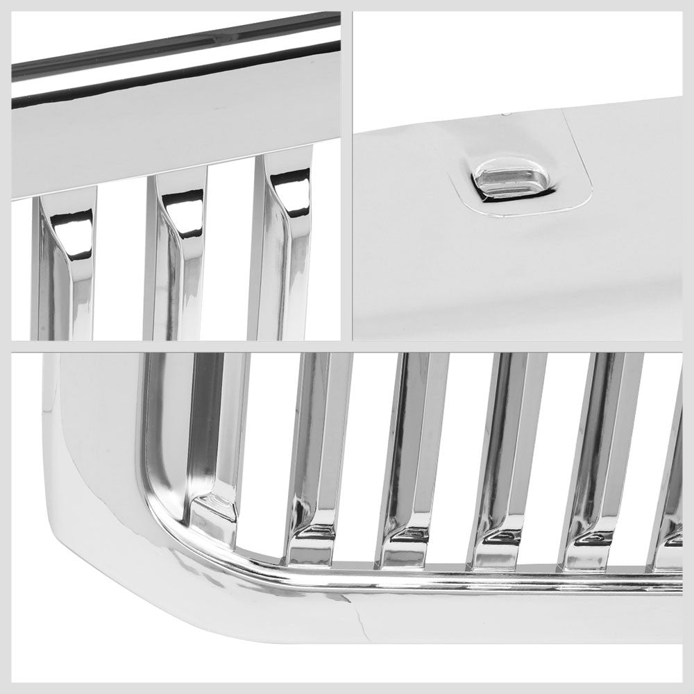 99-04 F-250 Super Duty Polished Chrome Vertical Front Grille