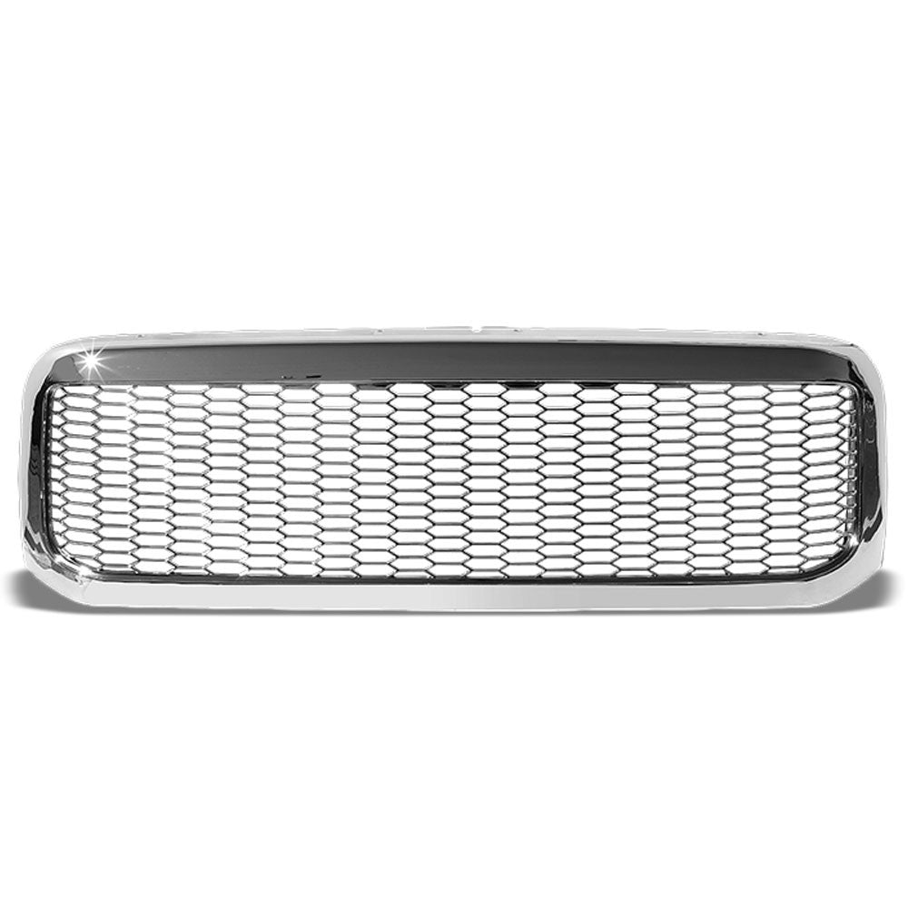 chrome-badgeless-honeycomb-mesh-front-grille-for-99-04-ford-f-series-sd-pickup