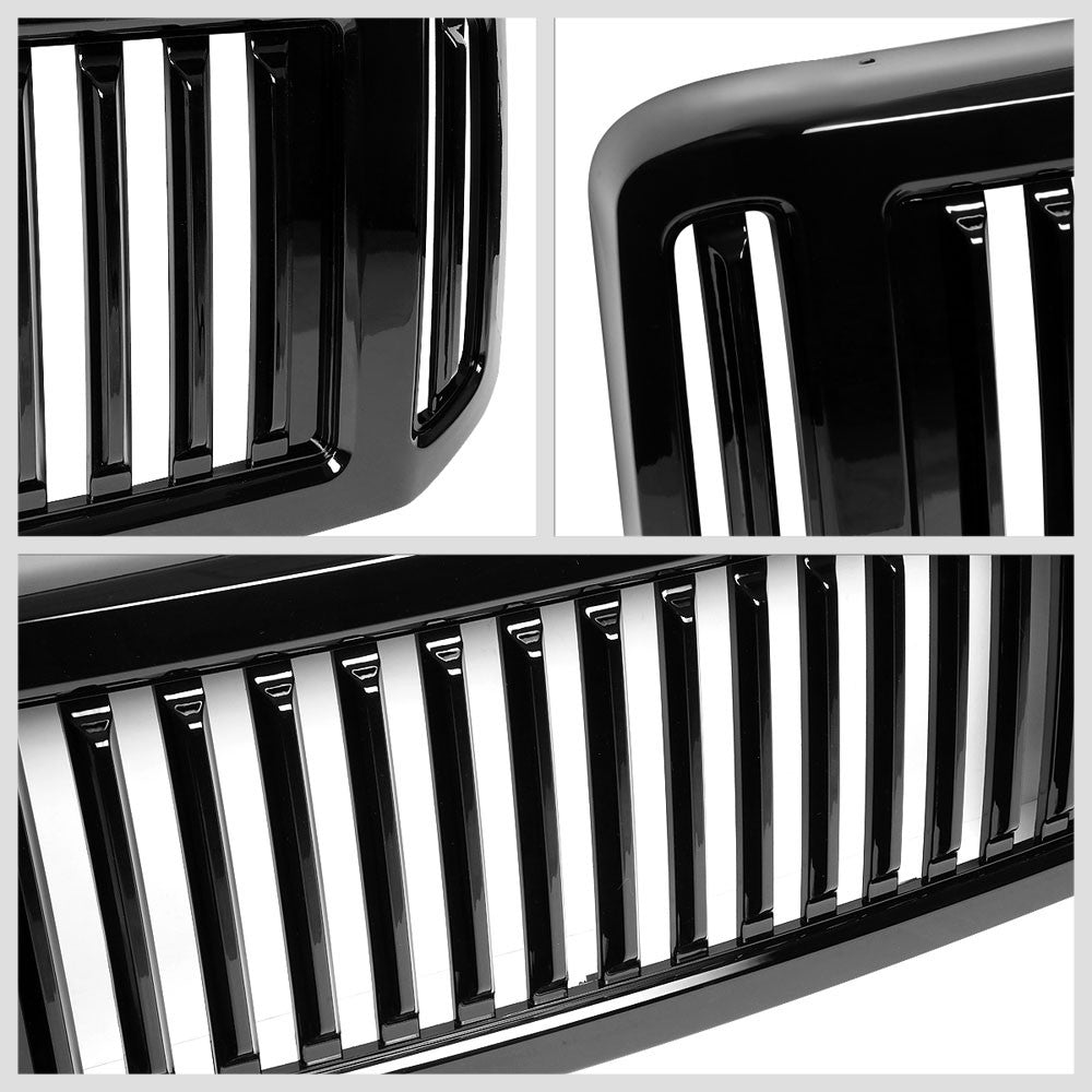 05-07 Ford Super Duty Glossy Black Vertical Front Grille