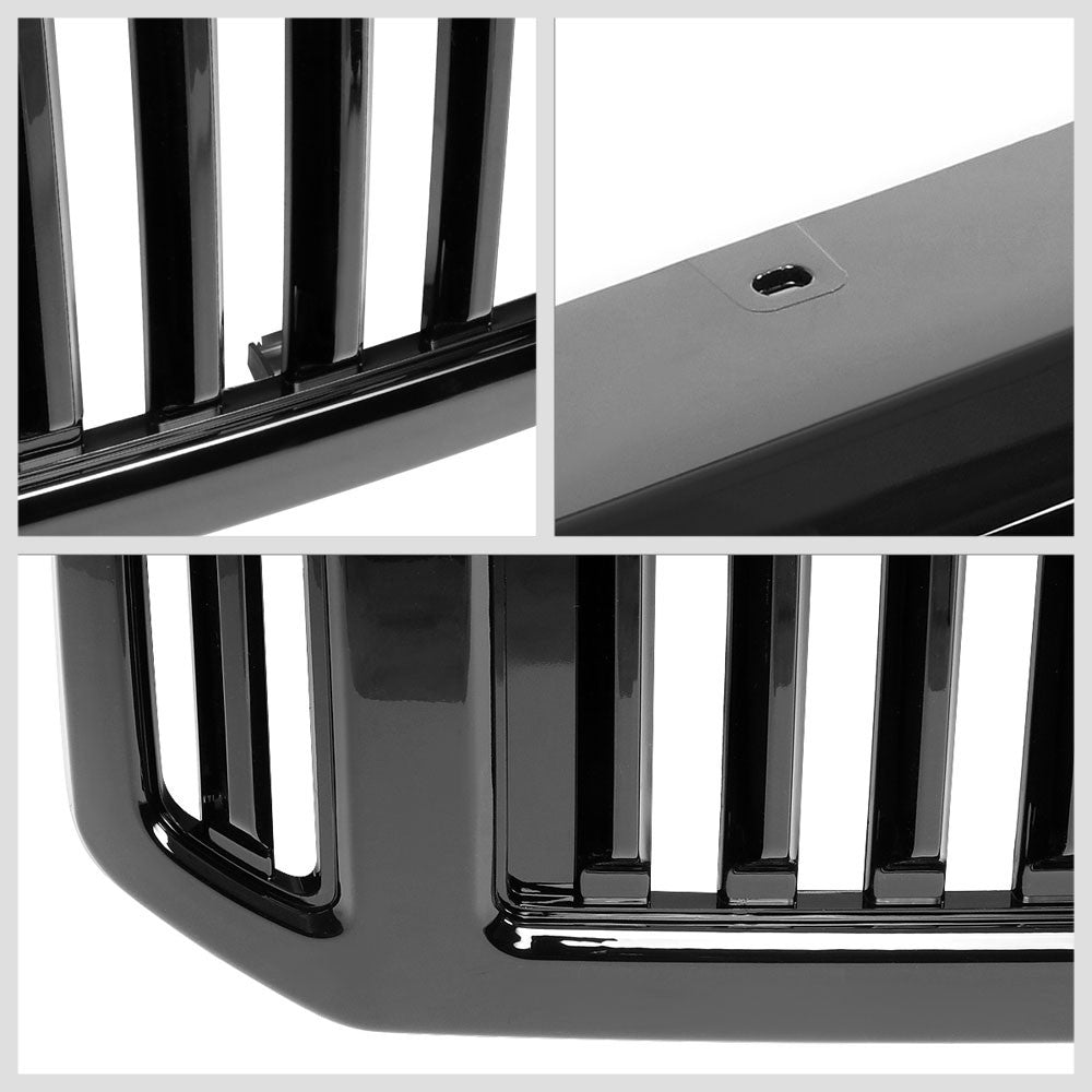 05-07 Ford Super Duty Glossy Black Vertical Front Grille
