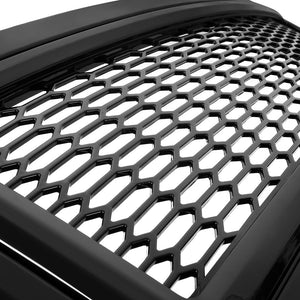 Black Glossy Badgeless Vertical Slat Style Front Grille For 08-10 Ford F-250 SD