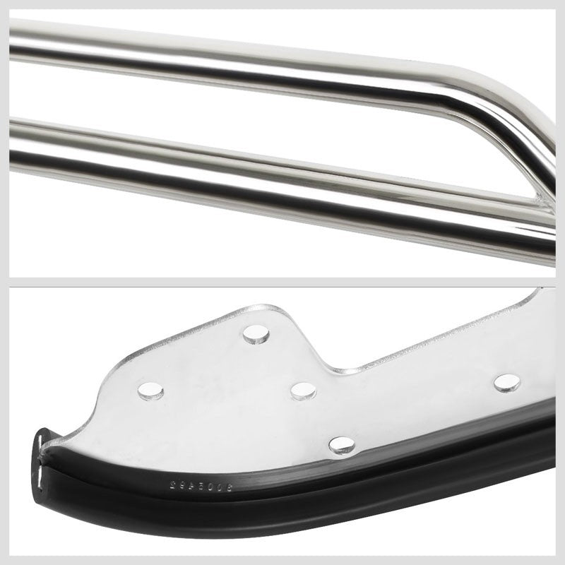 Metallic Mild Steel Full Front Grille Guard For 99-07 Ford F-250 Super Duty-Grille Guards & Bull Bars-BuildFastCar-BFC-GRGD-FORDSD026-SS