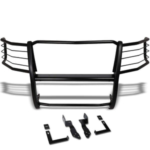 Black Mild Steel Full Front Grille Guard For 11-14 Chevrolet Silverado 2500 HD-Grille Guards & Bull Bars-BuildFastCar