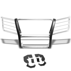 Metallic Mild Steel Full Front Grille Guard For 04-12 Chevrolet Colorado 2.8L-Grille Guards & Bull Bars-BuildFastCar