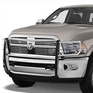 Metallic Mild Steel Full Front Grille Guard For 10-18 Ram 2500 4.7L/5.7L/6.4L-Grille Guards & Bull Bars-BuildFastCar