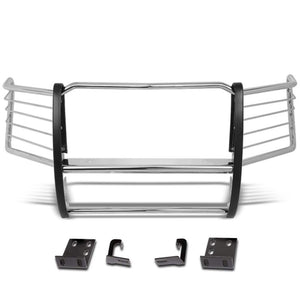Metallic Mild Steel Full Front Grille Guard For 11-16 Ford F-250 Super Duty 6.2L-Grille Guards & Bull Bars-BuildFastCar