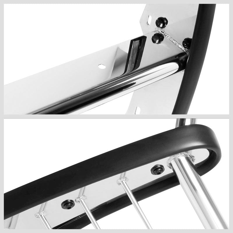 Metallic Mild Steel Full Front Grille Guard For 15-19 Ford F-150 2.7L/3.0L/5.0L-Grille Guards & Bull Bars-BuildFastCar