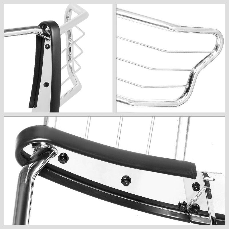 Metallic Mild Steel Full Front Grille Guard For 15-19 Ford F-150 2.7L/3.0L/5.0L-Grille Guards & Bull Bars-BuildFastCar