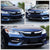 Honeycomb Glossy Black/Chrome Trim Front Upper Grille For 16-17 Accord Sedan-Grilles-BuildFastCar-BFC-FGR-1-HON16ACC-CH