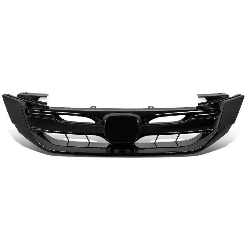 Vertical Fence Glossy Black Front Upper Grille For 13-15 Honda Accord Sedan 4DR-Grilles-BuildFastCar-BFC-FGR-1-HON13ACC-T1-BK