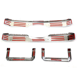11-16 Ford F250/F350 SD Chrome Bumper Overlay Grille Cover