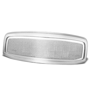 Chrome Diamond Mesh Style Front Replacement Grille For 06-09 Dodge Ram 2500/3500-Exterior-BuildFastCar