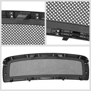 Black Diamond Mesh Style Front Replacement Grille For 09-12 Dodge Ram 1500 V6/V8-Exterior-BuildFastCar
