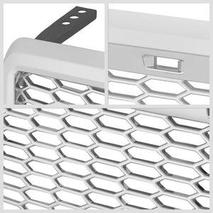 Chrome Honeycomb Mesh Style Front Grille+Running Light For 04-08 Ford F-150 SOHC-Exterior-BuildFastCar