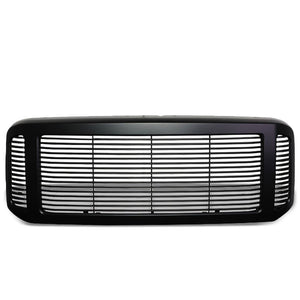 Powdercoated Black Badgeless Style Front Bumper Grille For 05-07 Ford F-250 SD-Grilles-BuildFastCar