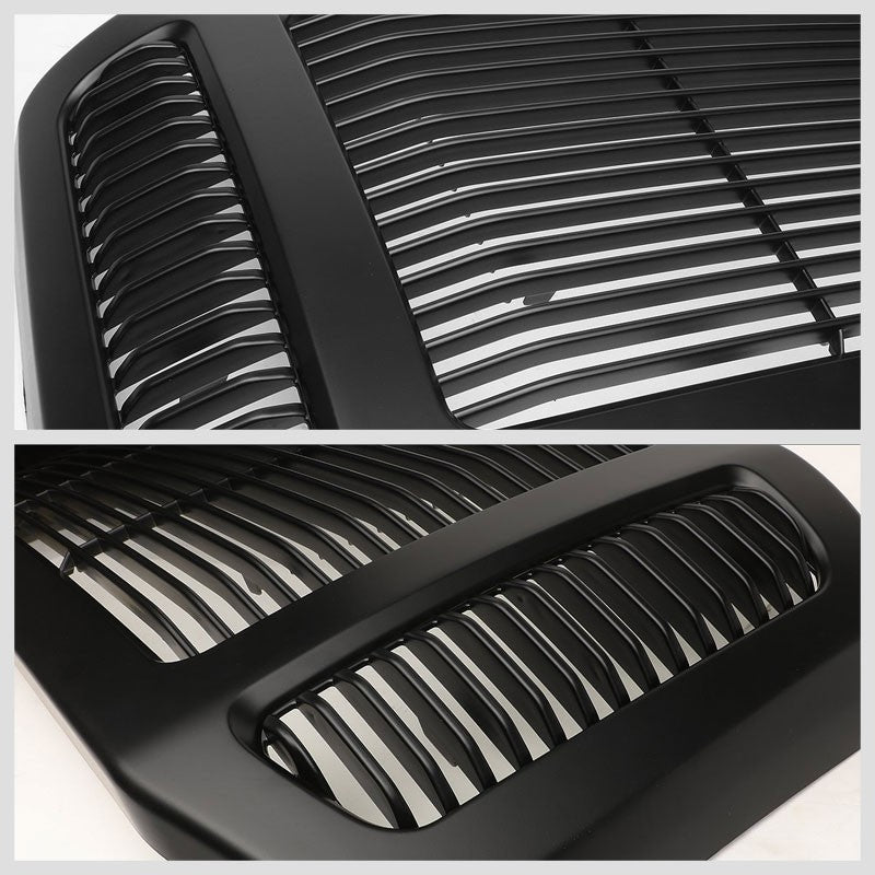 Powdercoated Black Badgeless Style Front Bumper Grille For 05-07 Ford F-250 SD-Grilles-BuildFastCar