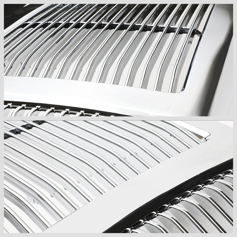 Powdercoated Chrome Badgeless Style Front Bumper Grille For 05-07 Ford F-250 SD-Grilles-BuildFastCar