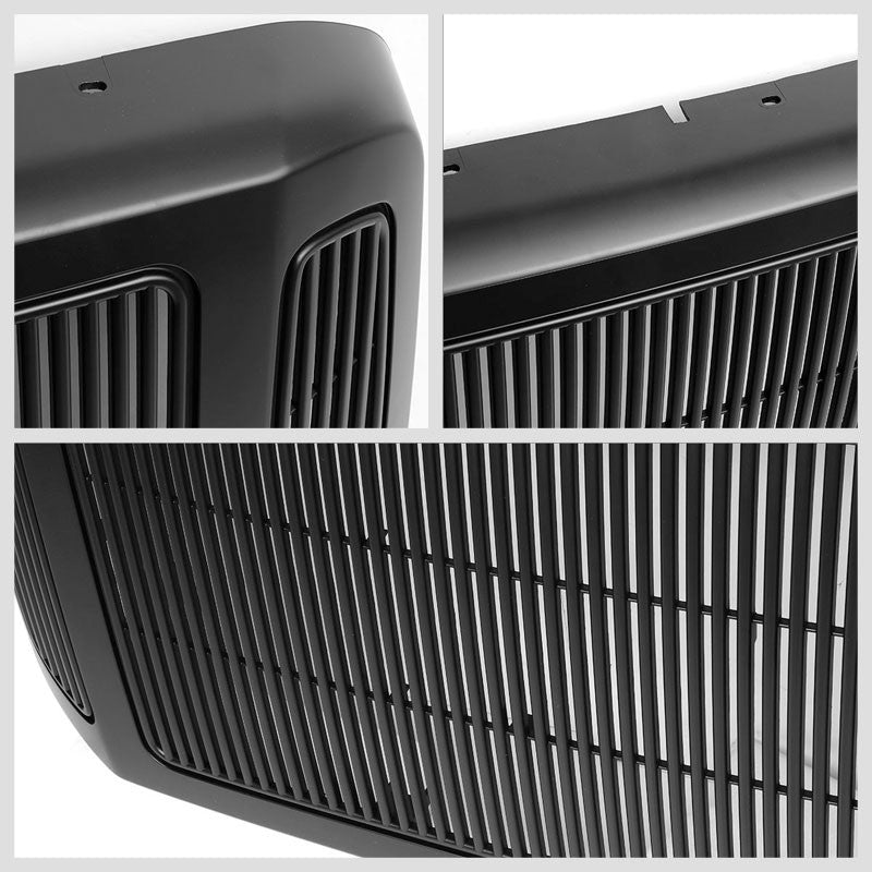Matte Black Vertical Fence Style Front Bumper Grille For 05-07 Ford F-350 SD-Grilles-BuildFastCar