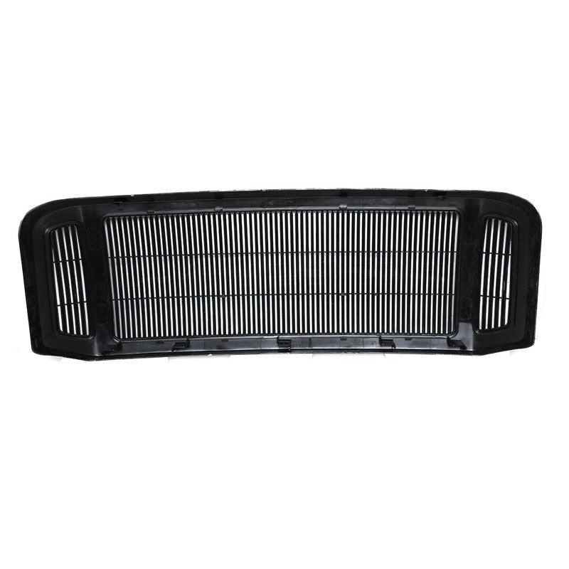 Matte Black Vertical Fence Style Front Bumper Grille For 05-07 Ford F-350 SD-Grilles-BuildFastCar