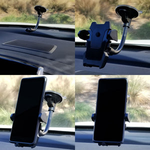 GripOn Suction Windshield TYA Car Mount Holder Stand For Smartphone Mobile Phone-Accessories-BuildFastCar