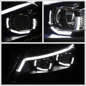 LED Black Housing Clear Lens Projector Headlight For 08-12 Honda Accord 2DR/4DR-Lighting-BuildFastCar-BFC-FHDL-HONACC08-CB