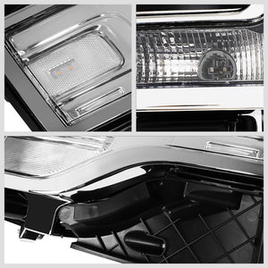 Chrome Housing Clear Lens OE Headlight For 2013-2019 Ford Flex 3.5L V6 DOHC