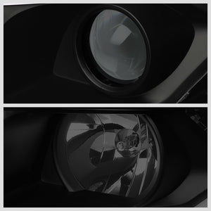 Black Housing/Smoke Lens/Amber Bar Projector Headlight For 07-13 Silverado 1500-Lighting-BuildFastCar