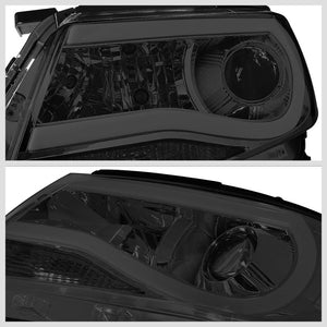 Chrome Housing/Smoke Lens LED Light Bar Projector Headlight For 15-19 Colorado-Lighting-BuildFastCar