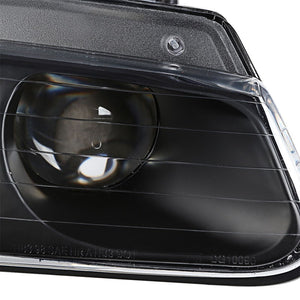Black Housing/Clear Lens OE Projector Headlight For 96-99 Chrysler Voyager 3.3L-Lighting-BuildFastCar