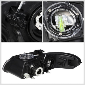 Black Housing/Clear Lens OE Projector Headlight For 96-99 Chrysler Voyager 3.3L-Lighting-BuildFastCar