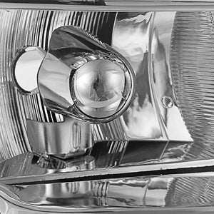 Chrome Housing Clear Lens Projector Headlight/Lamp For 96-99 Chryler Voyager 4DR-Lighting-BuildFastCar-BFC-FHDL-CHRYVOY015-CHCL1