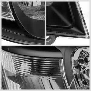 Black Housing/Clear Lens OE Reflector Headlight For 08-10 Dodge Grand Caravan-Lighting-BuildFastCar