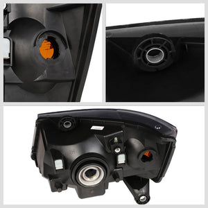 Chrome Housing/Smoke Lens/Amber OE Reflector Headlight For 08-10 Grand Caravan-Lighting-BuildFastCar