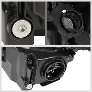 Black Housing/Clear Lens OE Reflector Headlight Kit For 07-11 Honda CR-V 2.4L-Lighting-BuildFastCar
