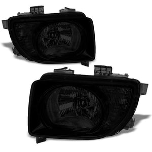 Chrome Housing/Smoke Lens OE Reflector Headlight For 03-08 Honda Element 2.4L-Lighting-BuildFastCar