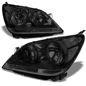 Chrome Housing/Smoke Lens OE Reflector Headlight For 08-10 Honda Odyssey 3.5L-Lighting-BuildFastCar