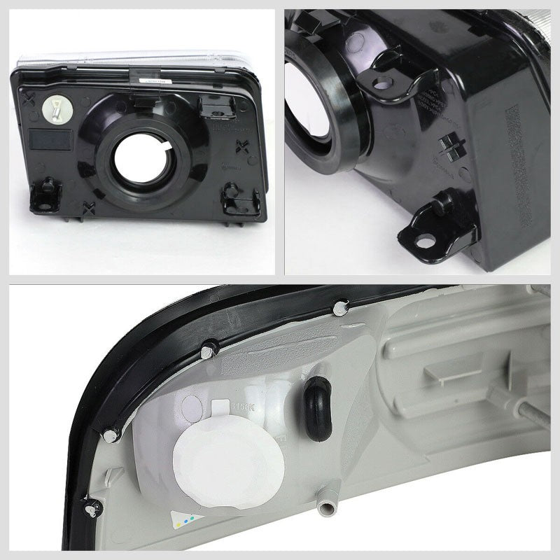Chrome Smoke Lens Reflector Headlight 06-11 Mercury Grand Marquis