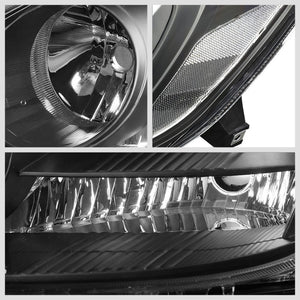 Black Housing/Clear Lens OE Reflector Headlight For 04-05 Toyota Sienna 3.3L-Lighting-BuildFastCar