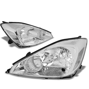Chrome Housing/Clear Lens OE Reflector Headlight For 04-05 Toyota Sienna 3.3L-Lighting-BuildFastCar