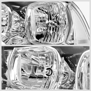 Chrome Headlight+Amber Side Corner Parking Signal Light For Dodge 11-14 Charger-Lighting-BuildFastCar